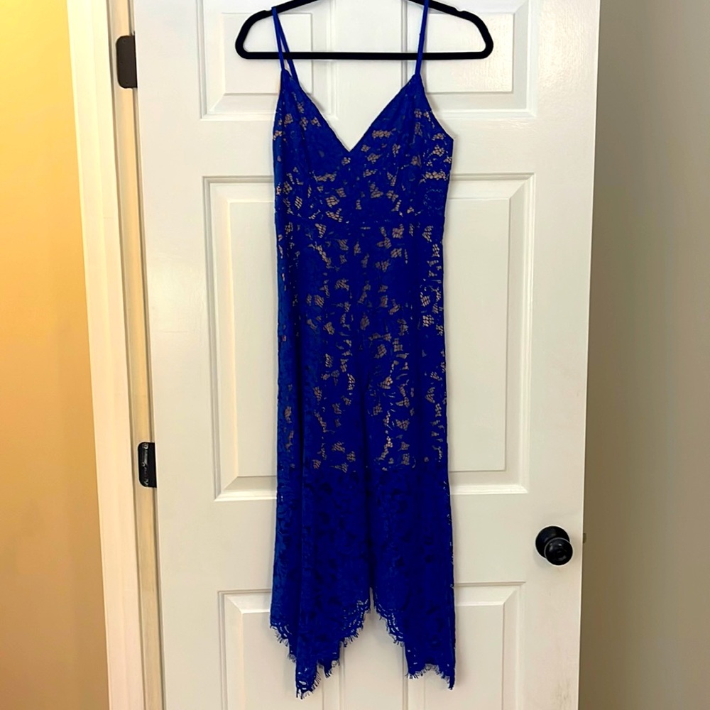 Blue Lace Dress- Medium